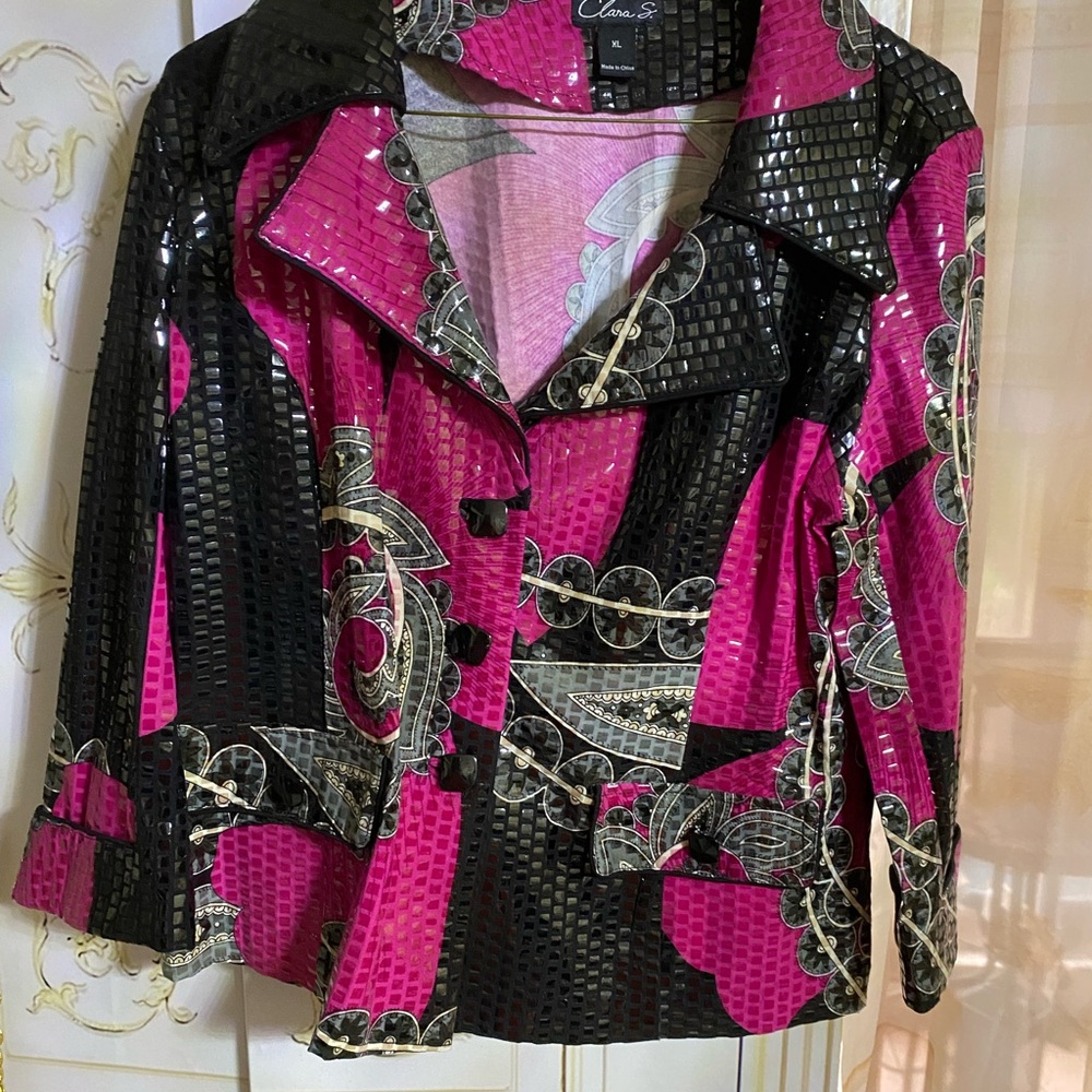 Lovely sequined jacket.